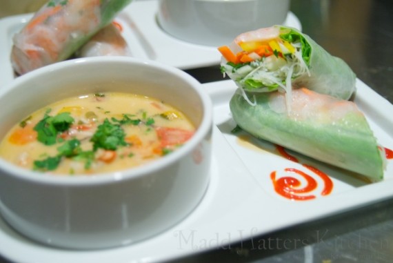 Thai-style Soup & Sandwich